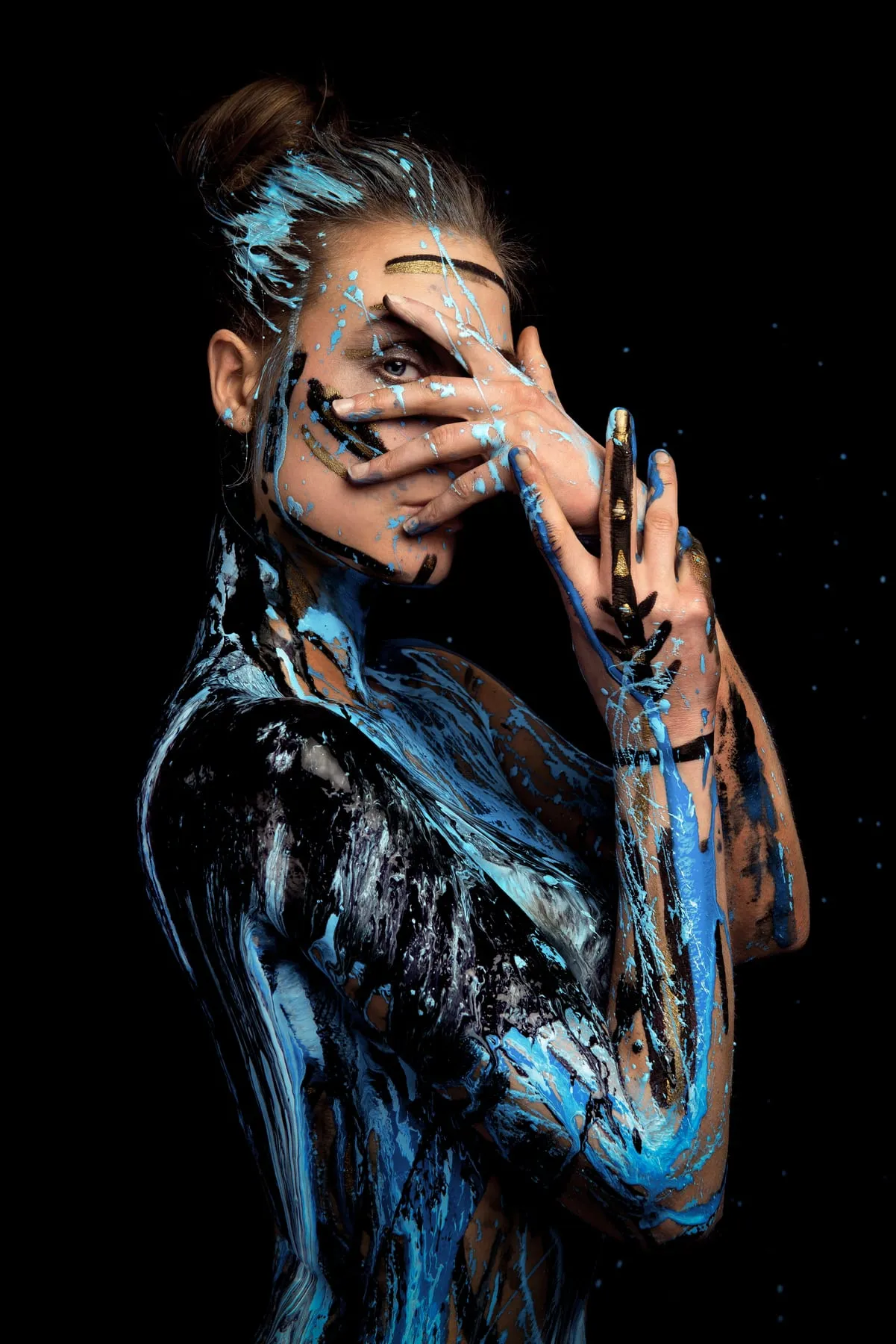 Bodypainting-Portrait, Lüneburg