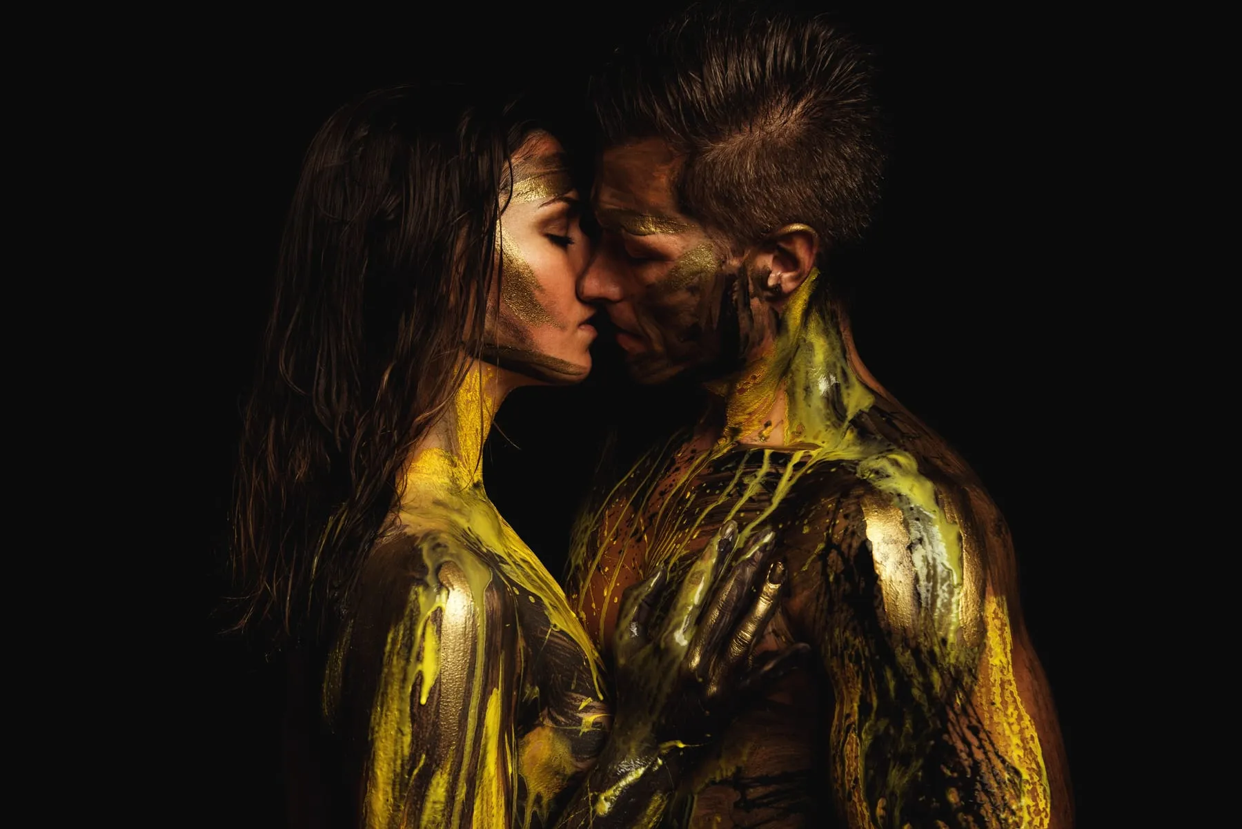 Bodypainting kraftvoll