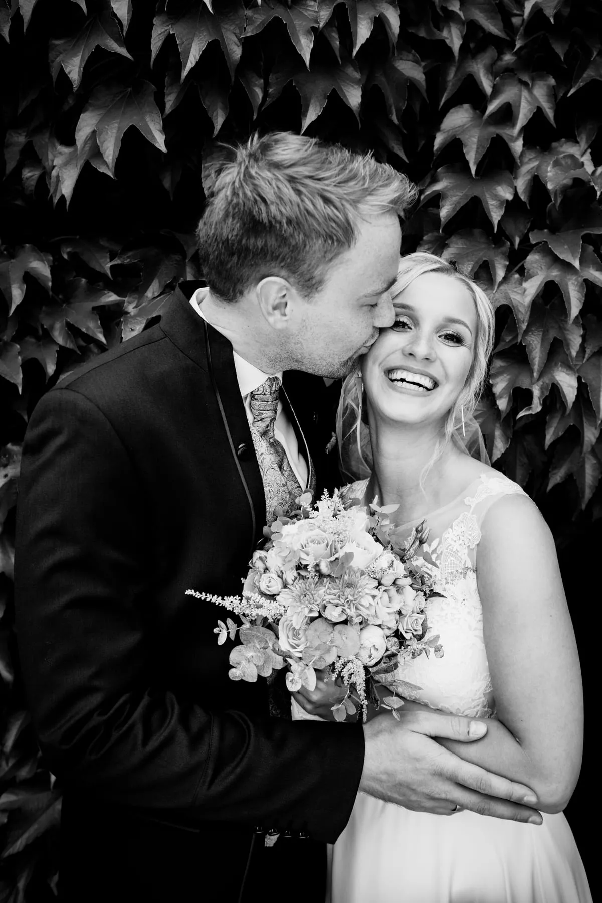 Hochzeit, Schwarz-Weiß
