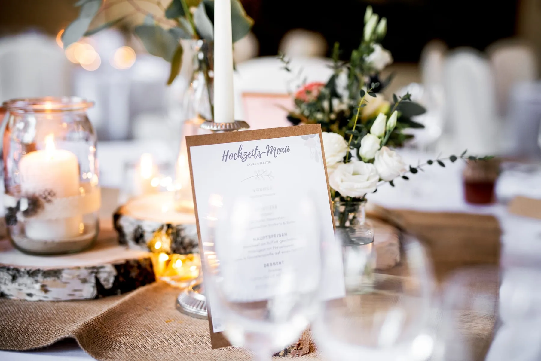 Hochzeit, Brautpaar im Licht